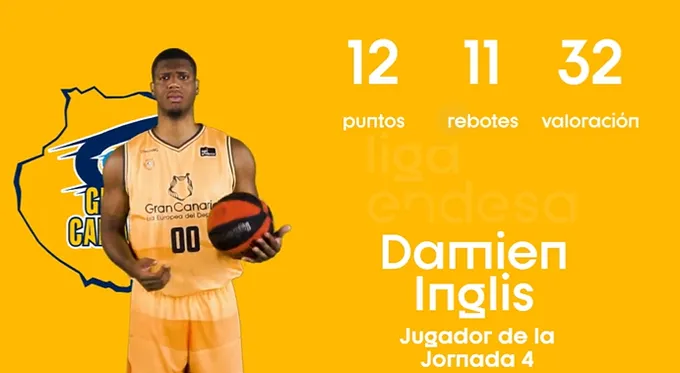 Espagne : Damien Inglis élu joueur de la semaine