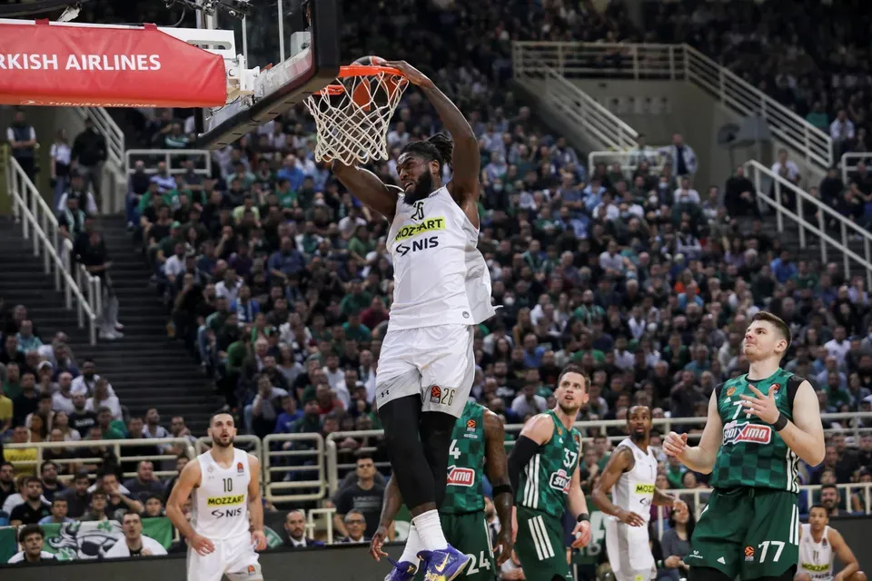 Euroleague : Mathias Lessort en double-double dans la folle victoire du Partizan au Panathinaïkos