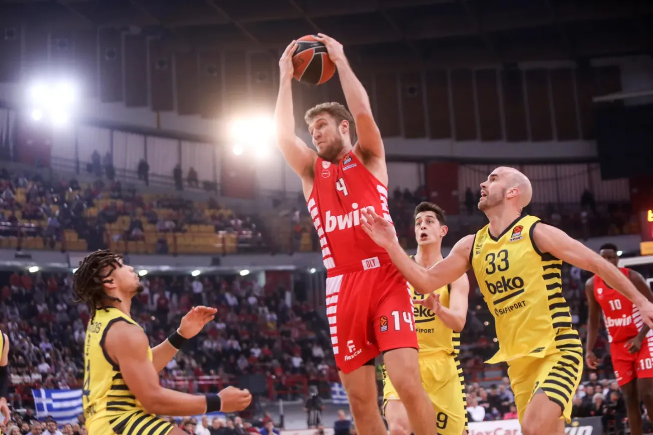 Euroleague : L’Olympiakos privé de Sasha Vezenkov contre le Panathinaïkos