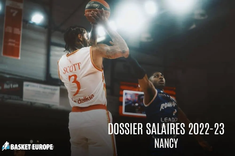 Salaires 2022-23 – Nancy : Mike Scott, la surprise du chef