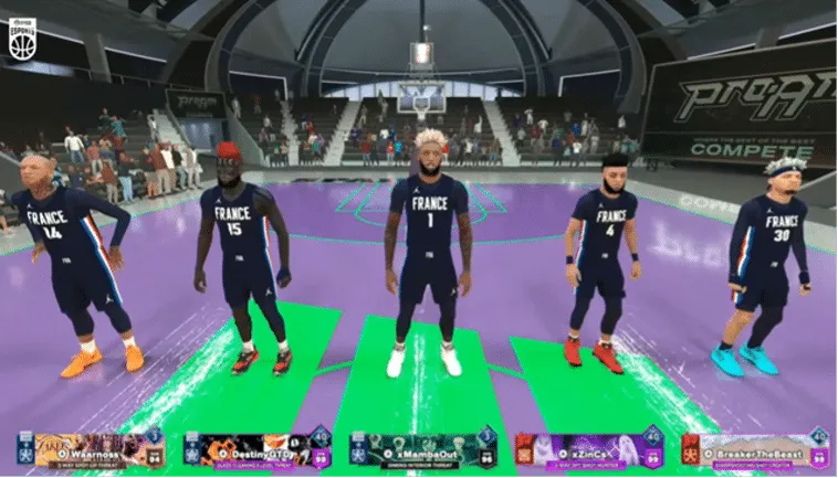 L'équipe de France 2K participera à la première édition des World Finals eFIBA Saison 2