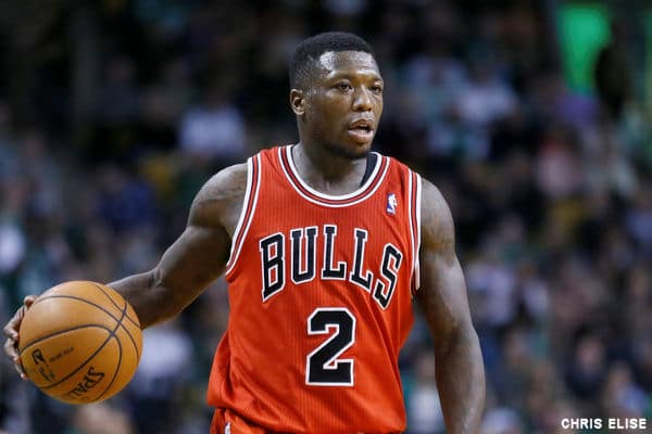 13 February 2013: Chicago Bulls point guard Nate Robinson (2) is seen during the Boston Celtics 71-69 victory over the Chicago Bulls at the TD Garden, Boston, Massachusetts, USA.
