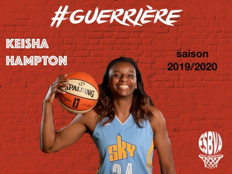 LFB: Villeneuve d’Ascq signe Keisha Hampton, l’une des meilleures