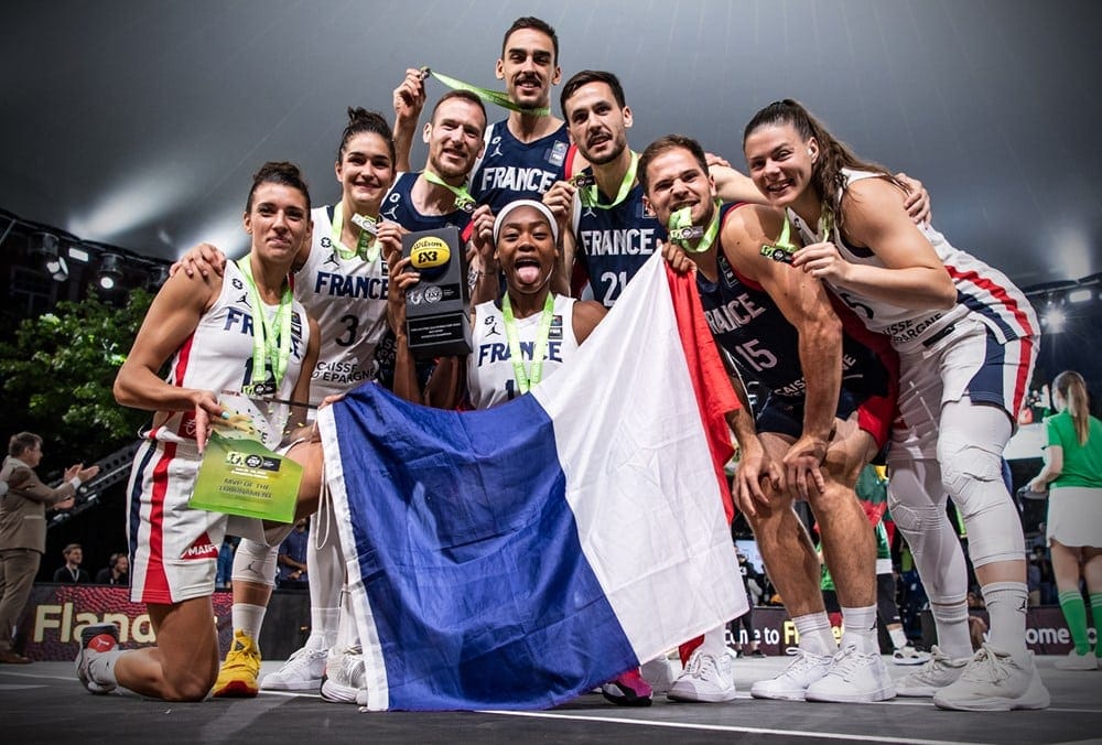 L’équipe de France 3×3 tournée vers les Jeux Olympiques de Paris 2024