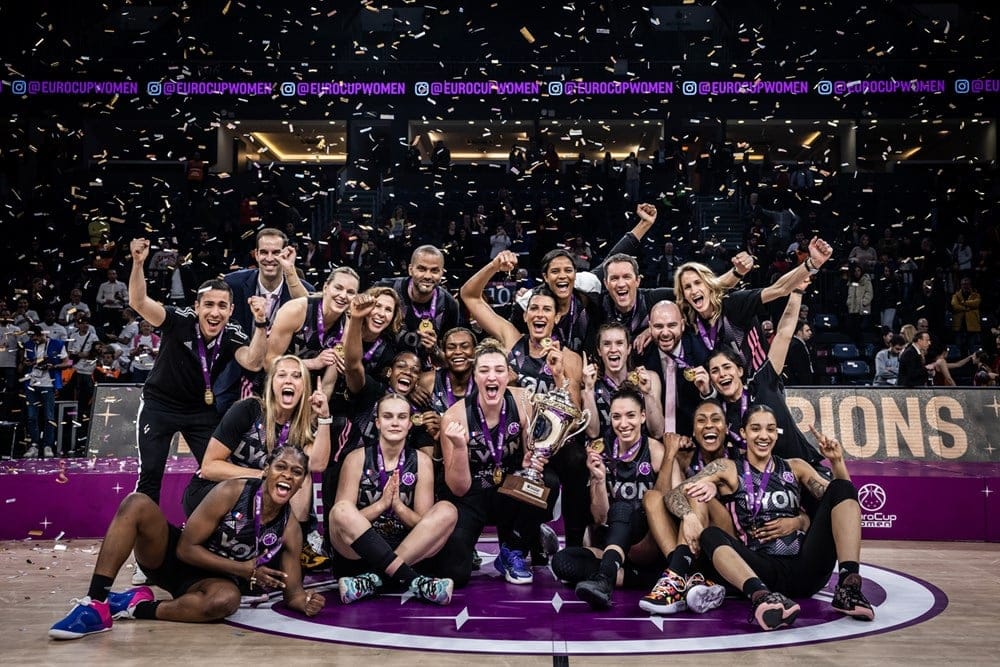 Eurocup féminine l’ASVEL décroche le premier sacre européen de l