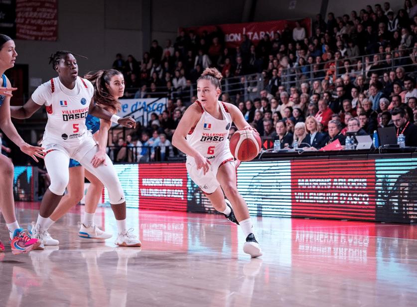 Euroleague féminine Villeneuve d’Ascq remporte le duel des équipes